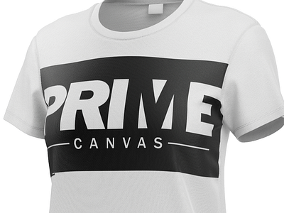 Prime Canvas logo branding graphic design illustartion logo