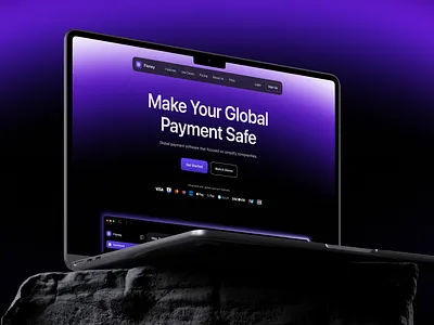 Floney - Landing Page Fintech currency currencymanagement dashboard payment gateway figma financialdashboard fintechinnovation fintechui framer hero section mockup online payment payment gateway payment method quicktransfers saas saas menu transactionhistory webflow website