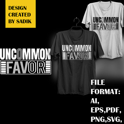 TYPOGRAPHY BASED TEXT DESIGN. favor t shirt illustrator t shirt design text style typography based t shirt