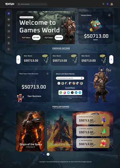 Gaming Word Dashboard Ui Design creativeui dashboarddesign designinspiration digitaldesign dribbbleshot dribbbleui gamedesign gamingui uidesign uidesigner userexperience userinterface uxdesign