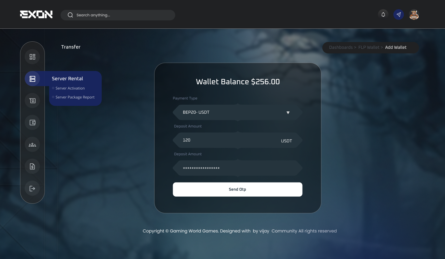 Gaming Word Dashboard Ui Design by Vijay Singh Shekhawat on Dribbble