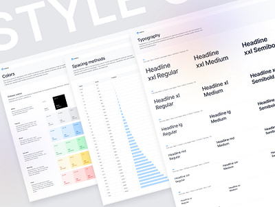 Style guide - Sublima UI colors design system spacing style guide typography