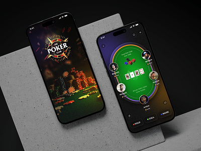 Poker Game App UI Design appdevelopment cardgameapp design designinspiration digitalgaming dribbble figma gamedesign interactivedesign mobileappdesign pokerappdesign pokerui ui uiux