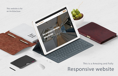 Creating a Fully Responsive Website For an Architecture architecture website graphic design jasvi jasvi infotech web web design web development website design