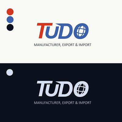 Logo of Tudo company branding design graphic design lettering logo vector
