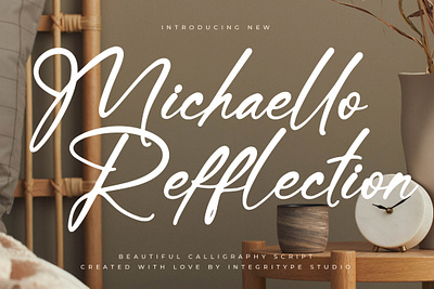 Michaello Refflection - Modern Handwritten Font style