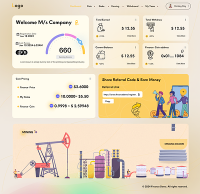 Finance Management Dashboard creativeui designinspiration digitaldesign: dribbbleui interactiondesign uidesign uiux: userexperience userinterface uxdesign