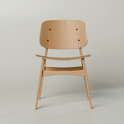 Søborg chair 3d 3d illustration 3dart 3dillustration 3dmodeling blender blender3d chair digitalart visualization