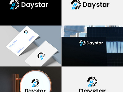 Daystar D letter solar logo design d letter d letter logo d logo eco eco friendly green green energy green logo logo logo design recycle renewable renewable energy solar solar energy solar logo solar panel solar power sustainable wind turbine