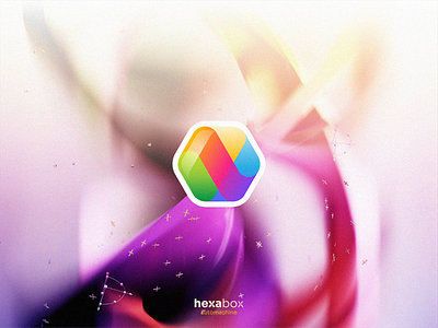 Hexagon Logo box branding business colorful company creative cube design dynamic gradient graphic design hexagon logo modern simple technology