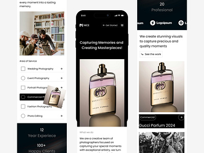 NICE - Responsive Design agency agencyphotography clean design concept design design responsive exploration graphic design landing page photo photographer photography portfolio responsive simple design studio ui uidesign uiuxdesign visual