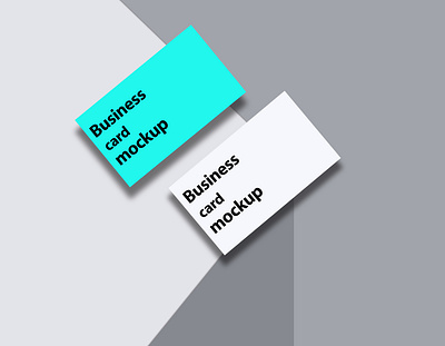 White Minimal Business Card Mockup business card cadr graphic design mock up mock up design