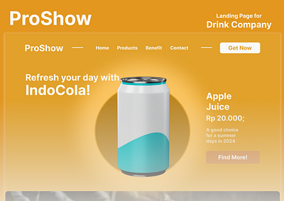 ProShow - Profile Drink Company ui