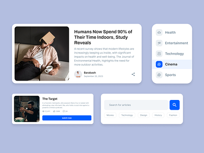 Blog Posts UI articleui carddesign cleanui creativeui dashboardui flatdesign interactiondesign interfacedesign lightmode minimalistdesign moderndesign neumorphism responsivedesign typography uiux userinterface uxdesign visualdesign webappdesign webdesign