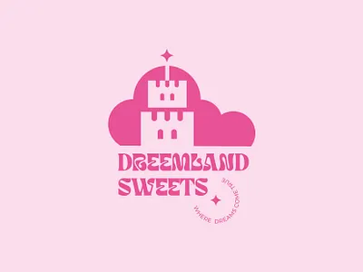 Logo for a pastry shop brand branding candy design graphic design illustration logo logotype pastry shop typography vector