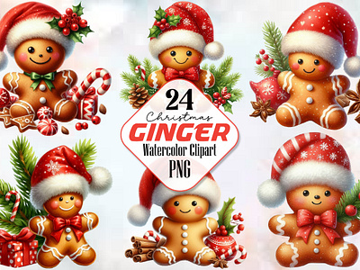Christmas Gingerbread Sublimation PNG 3d animation app branding design graphic design illustration logo ui vector