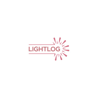 light log logo branding flat logo graphic design letter logo light log logo motion graphics unique logo
