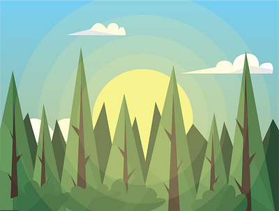 Game Nature Background illustration