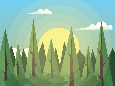 Game Nature Background illustration