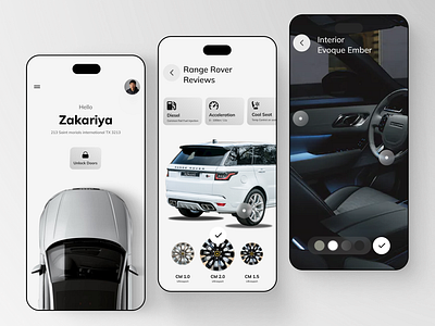 Connected car app design concept car car app connected car design interface mobile app design mobileapp product design ui uiux uiux design ux