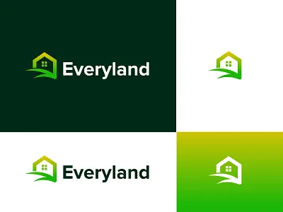 Logo Design for Everyland brand identity branding home logo house logo identity logo logo designer logodesign logotype modern logo property logo real estate agency real estate branding real estate logo