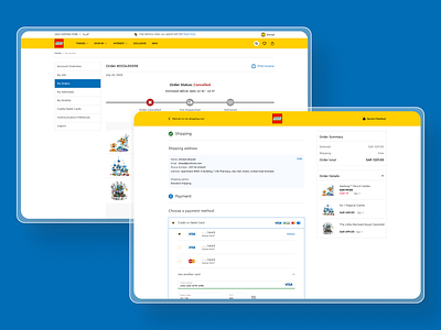 LEGO | My order & Shipping app appuiux branding design graphic design icon illustration logo ui ux