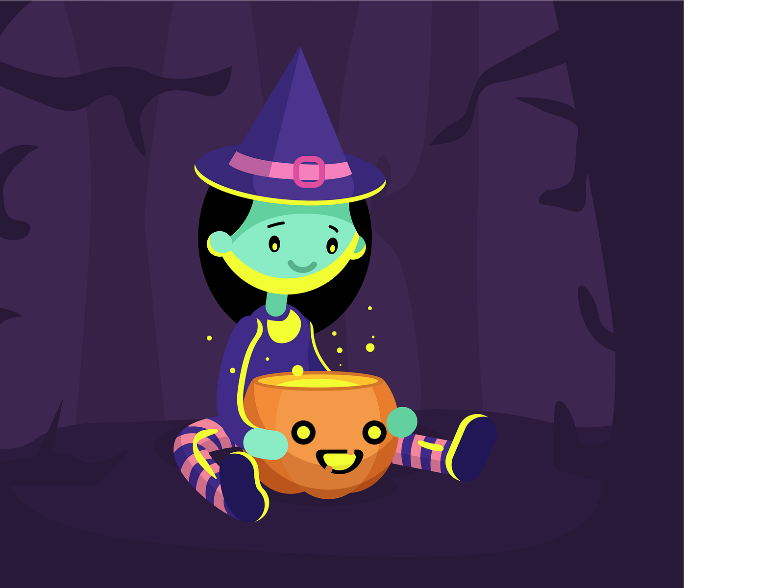 The Little Witch Kids Story Book Design by DesignChief_Abhi on Dribbble