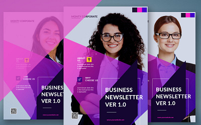 Business NewsLetter For Corporate vector