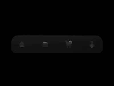 Animated Tab bar animation app color design glassmorphism graphics menu motion motion design tabbar ui vision