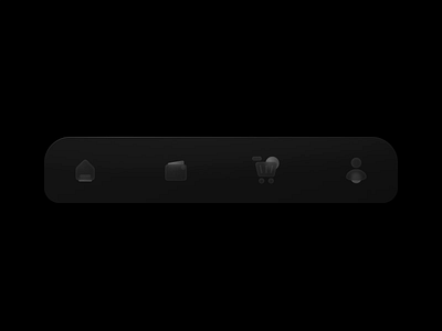 Animated Tab bar animation app color design glassmorphism graphics menu motion motion design tabbar ui vision