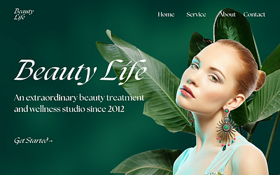 Beauty design graphic design illustration ui ux