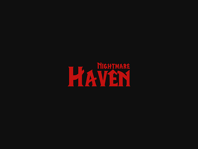 Nightmare Haven: Movie Title Design animation branding logo motion graphics