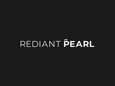 Rediant pearl - Brand Identity. beauty branding branding and identity cosmetics design female logo graphic design icon identity identity design logo luxury minimal motion graphics simple skincare vector visual identity wordmark wordmarklogo