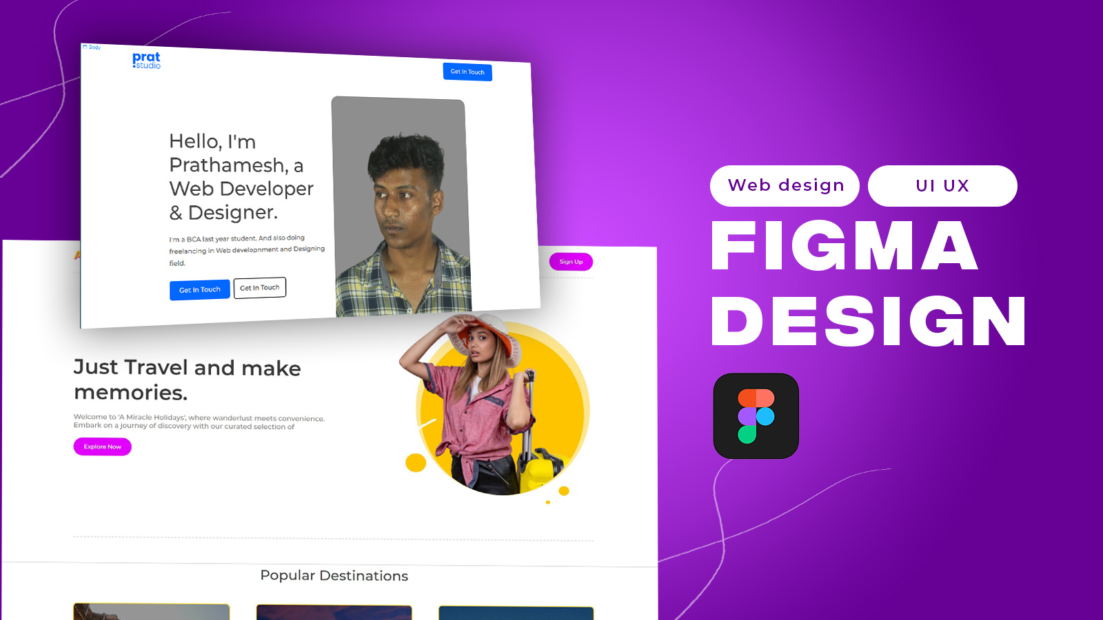 UI UX Design/ Web desgin creative work design landing page thumbnail ui user interface web design