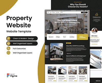 Property Website Design & Management branding design graphic design landingpage redesign ui ux