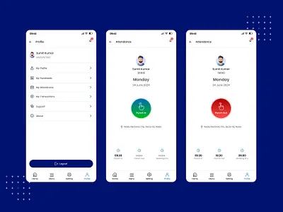 Attendance Shot animation brand graphic design logo mobileapp motion graphics ui