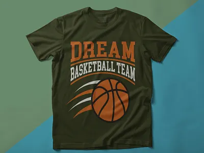 dream basketball. 3d animation best t shirt branding desiign favourite t shirt graphic design logo motion graphics t shirt tshirt typography vector