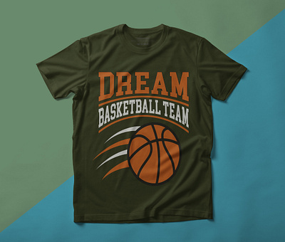 dream basketball. 3d animation best t shirt branding desiign favourite t shirt graphic design logo motion graphics t shirt tshirt typography vector
