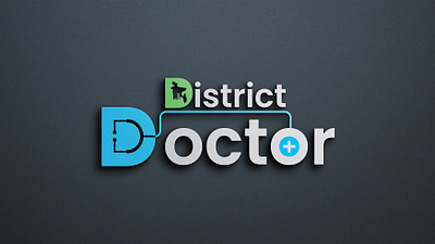 District Doctor logo design animation branding doctor doctor logo graphic design hospital logo logo logo design motion graphics new logo