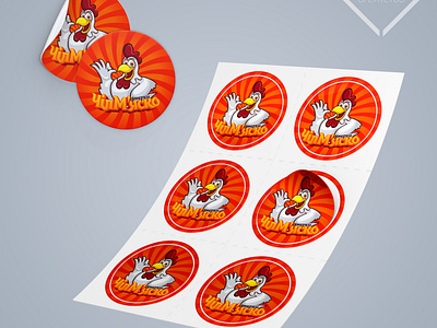 Stickers for jerky maker adiobe illustrator photohop print design stickers