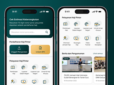 Redesign the "Haji Pintar" app redesign haji pintar mobile apps