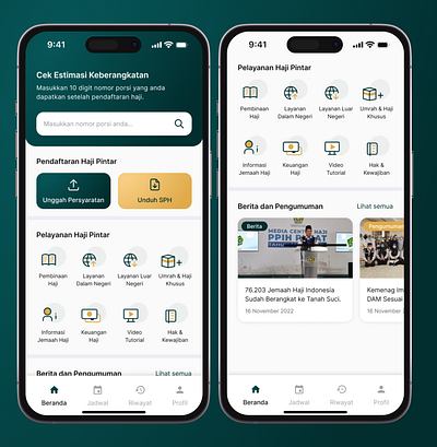 Redesign the "Haji Pintar" app redesign haji pintar mobile apps