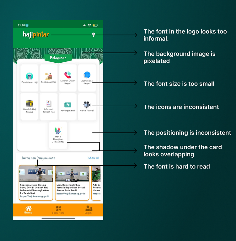 Redesign the quot Haji Pintar quot app by Resa Endrawan on Dribbble Redesign the quot Haji Pintar quot app by Resa Endrawan on Dribbble