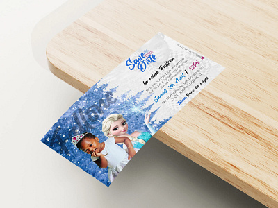 Birthday invitation: Snow Queen invitation queen snow