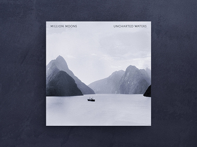 ❄ Uncharted Waters — Single Cover album cover antarctic boat cover frank hurley frozen icy mountains ship single single art