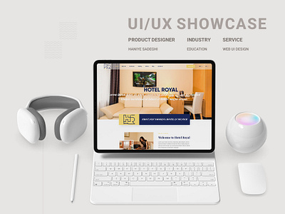Hotel Royal Web UI/UX Design figma product design ui ux