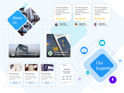 Clean UI Component Collection agency business cards clean corporate creative figma homepage html illustration landing page marketing material design one page parallax react single page ui ux website