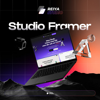 Reiya Studio Framer agency branding figma framer graphic design studio