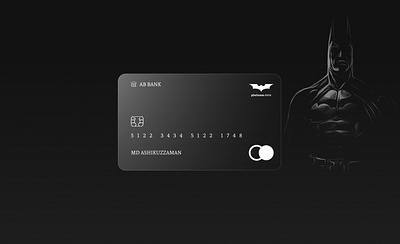 Bank card design card design ui