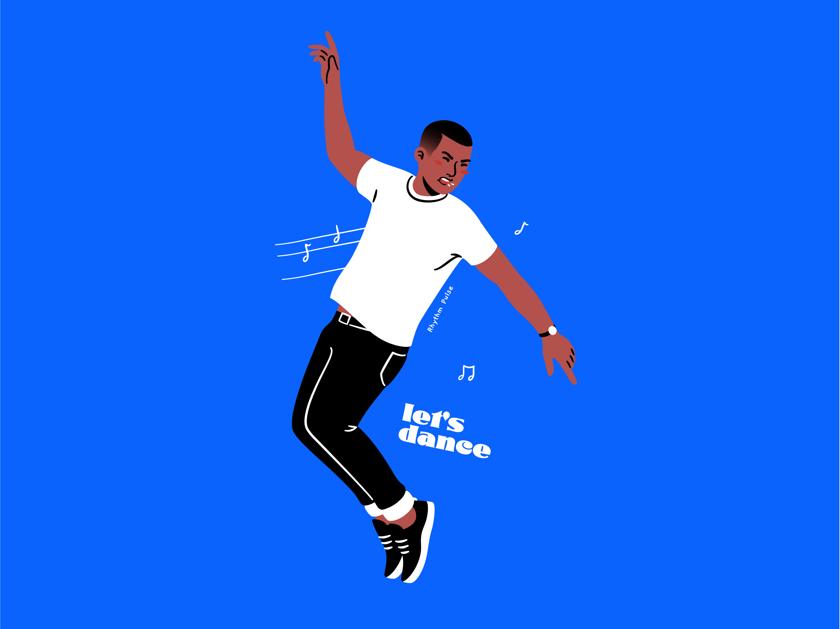 Rhythm Pulse 2d artwork character character illustration design flatdesign illustration illustrator vector